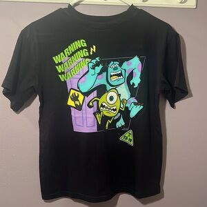 Youth Boy Disney Tee / Shirt / T-Shirt - Monsters Inc - Large (10/12)